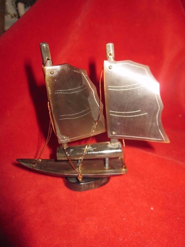 Miniature Sailing ship HAND MADE Resin Sailing ship Figurine - Picture 8 of 12
