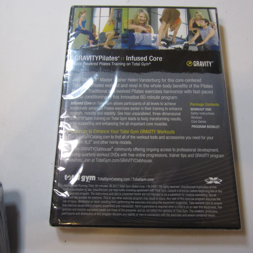 Total Gym Gravity Pilates Infused Core Helen Vanderburg DVD New Factory Sealed - Picture 2 of 2