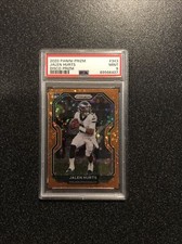 JALEN HURTS 2020 Panini Prizm DISCO PRIZM ROOKIE RC #343 PSA 9 MINT EAGLES