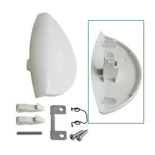 KIT MANIGLIA APERTURA SPORTELLO OBLÒ CANDY HOOVER ZEROWATT 49001136 91942583 - Foto 3 di 3