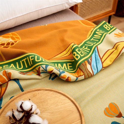 Woven Gauze Bed Cover Blanket 100% Cotton Blanket Towel Quilt Cool Blanket Sheet - Picture 17 of 51