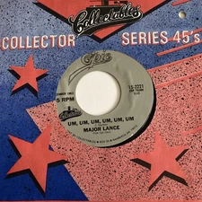 Major Lance 45 UM UM UM / Monkey Time NEW reissue unplayed soul vinyl