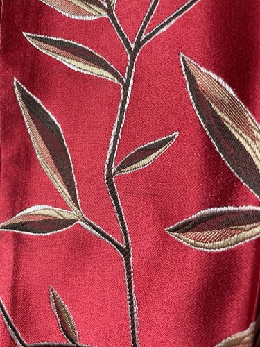 Prada Vintage Archive Spring 1997 Red Silk Bamboo Print Slim Pants 40 Runway - Picture 10 of 12