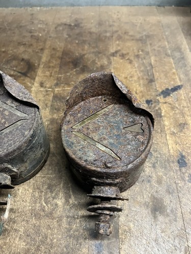 Vintage Directional Arrow Signal Stat Turn Light Lamp Automobile Set Pair Parts - 第 3/14 張圖片