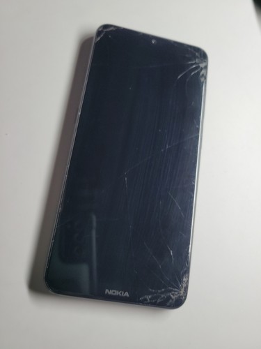 Nokia 6.2 64GB (Unlocked) Ceramic Black Cracked Front Fully Working Ref:692 - Afbeelding 3 van 8