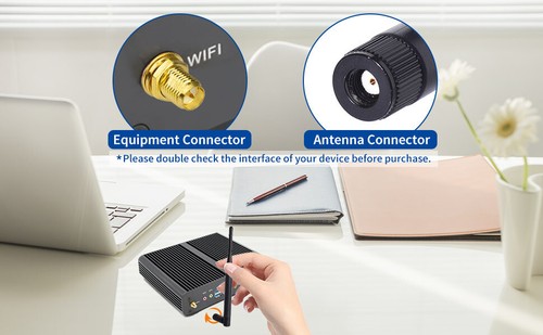 10x Dual Band 2,4GHz 5GHz 6dBi MIMO RP-SMA Antenne für WiFi Extender Booster AP - Picture 4 of 13