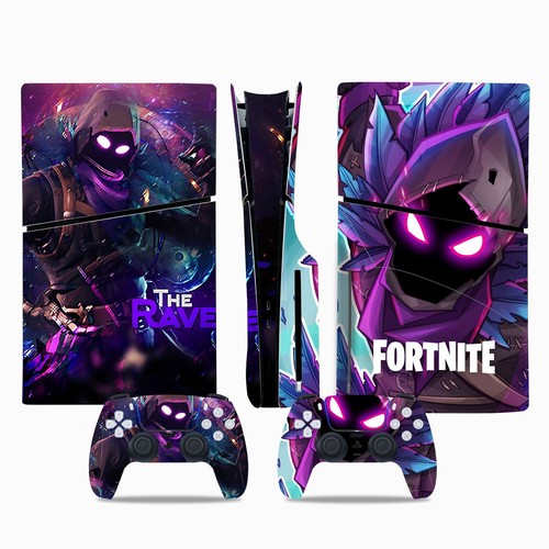 5PCS FORTNITE PS5 Skin Sticker Game Console Controller Slim Disk Decal Wrap AU - Picture 8 of 19