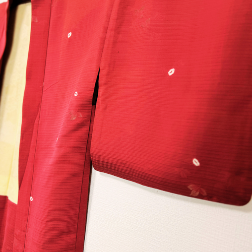 【Mint】japanese kimono, kimono haori, kimono cardigan , red kimono coat - Picture 18 of 21