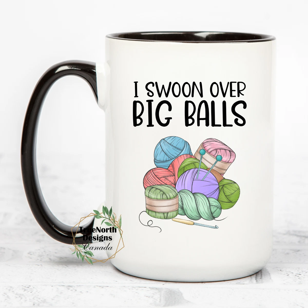 Knitting mug cheap
