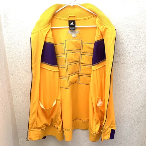 Lakers 2010 Champion Ring Banner Zeremonie Jacke authentisch Adidas 2XL Aufwärmen - Bild 10 von 12