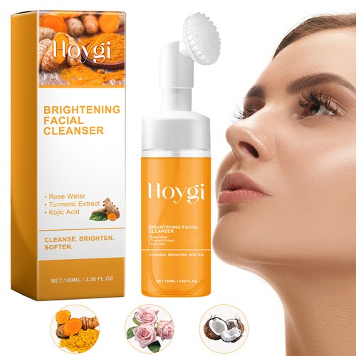 3 Unzen Kurkuma Gesichtsreiniger Schaum Gesichtswasser Kurkuma Glow Wash Tiefenreinigung - Bild 10 von 14