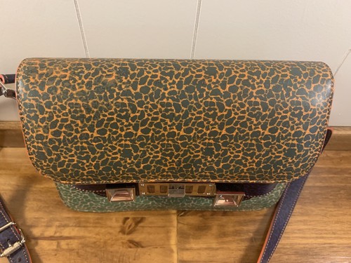 Proenza Schouler Classic Mini PS11 Multi Color Animal Print Bag Handbag - Picture 3 of 15