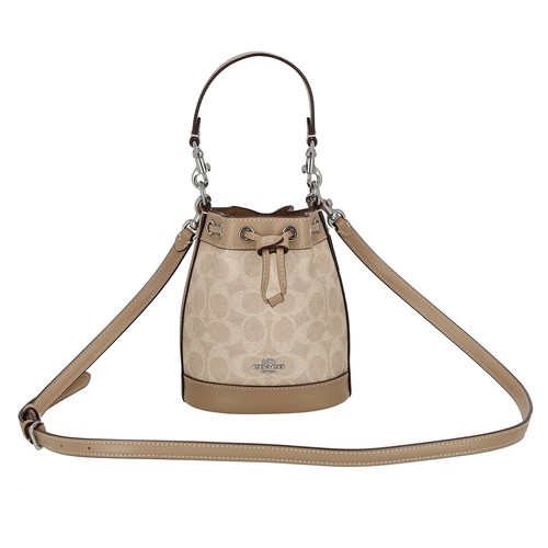 Coach Women’s Hand bag CW299 SVPWH MINI BUCKET BAG Newarticle - Picture 8 of 9