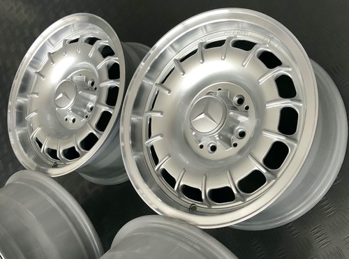 Mercedes Barock ATS 7x15 SL SLC 107 116 123 124 126 SEC 201 Alufelgen 5x112 rims - 第 8/12 張圖片