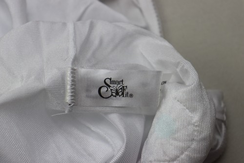Vintage NYLON Panties Smart Fit Sz 12 White Pin-Up Retro Embroidered Flowers - Picture 4 of 6