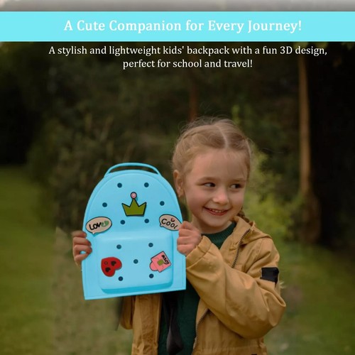 Silicone Jelly Mini Backpack Portable Customizable Charms Waterproof Lightw - Picture 27 of 31