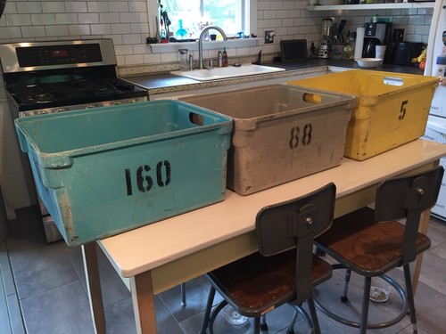 Stck. 3 ~ Vintage geformte Fiberglas Toteline Beuteltasche ~ 20,5”x17”x10,25” ~ Western NY - Bild 7 von 10