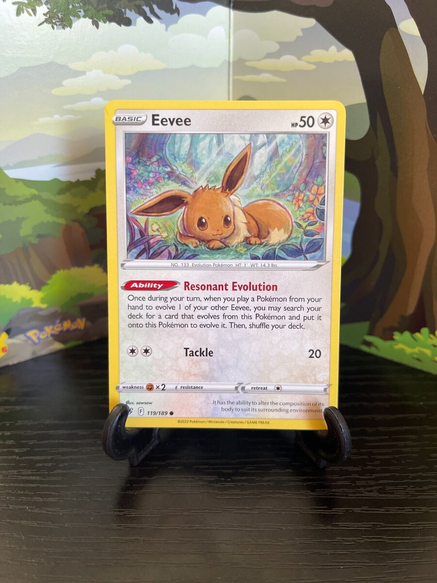 Eevee 119/189 NM / M - Astral Radiance Pokemon Card - $2 Flat Shipping