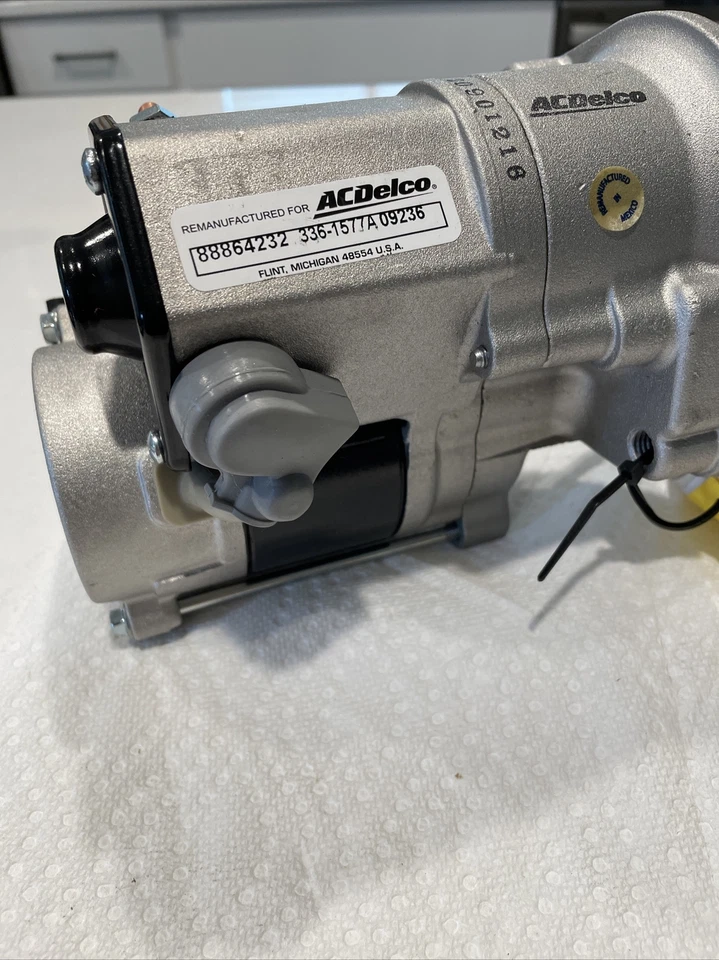 New AcDelco 336-1577A Rebuilt Starter 1990’s Chrysler Dodge Plymouth 3.3L - Image 2 of 4