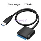 USB 3.0SATA Adapter Kabel für 2,5/3,5 Zoll SATA externe HDD SSD Festplatte