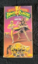 💥Mighty Morphin Power Rangers High Five VHS Tape Vintage💥