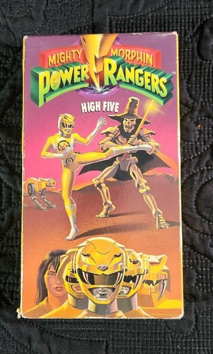 💥Mighty Morphin Power Rangers High Five VHS Tape Vintage💥 - Picture 1 of 3