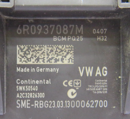 ⭐ Módulo Electrónico VW/SEAT/SKODA 6R0937087M 5WK50540 A2C32826300 ⭐ - Imagen 6 de 6