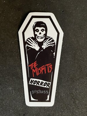 The Misfits Sticker Coffin Horror Skull Iconic Punk Band