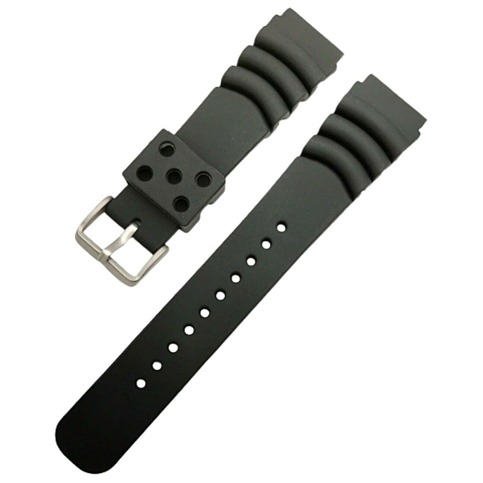 Dive Watch Strap Sports Band Silicone Waterproof Rubber 20mm 22mm 24mm UK