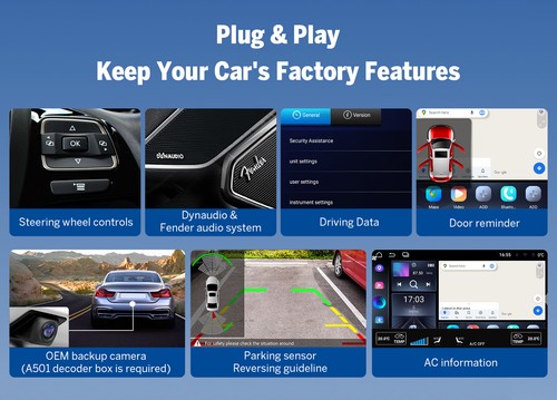 CAM+DVR+Android 14 Auto Car Play Stereo GPS Sat Nav DSP For VW GOLF Polo MK6 MK5 - Picture 11 of 23