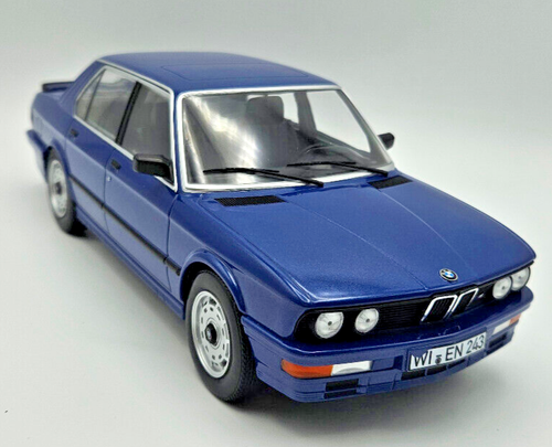 BMW M 535I 1987 Blue Metallic 1/18 Norev 183267 - Picture 5 of 10