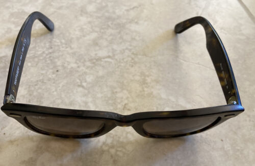Gafas de sol RayBan RB2140 902 originales Wayfarer tortuga hechas en Italia - Imagen 11 de 12