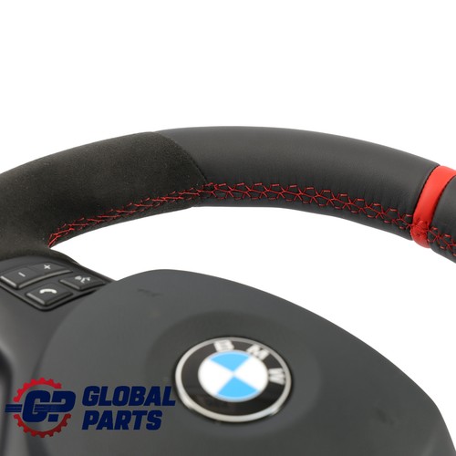 BMW E81 E87 E90 E91 E92 NUEVO Cuero Negro Alcantara M Sport Volante Grueso - Imagen 13 de 16