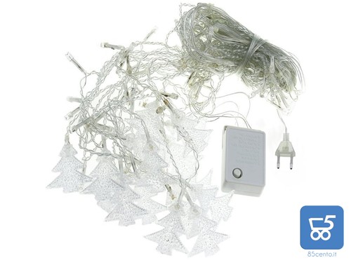 Catena di Natale Luminosa Strisce LED 96 RGB 8 Modalità Impermeabili IP44 3 Mt - Foto 3 di 3