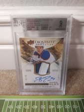 2015-16 EXQUISITE COLLECTION ENDORSEMENT ROOKIE RELIC AUTO CONNOR MCDAVID RC /50