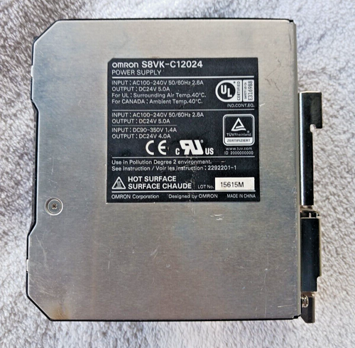 ALIMENTATION OMRON S8VK-C12024 - GARANTIE ! - Photo 2/4