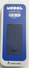 Modal - 10,000 mAh Portable Charger USB-C  USB-A for phone - Blue