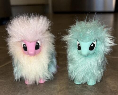 My little Pony FLUFFLE PUFF Pastel Rainbow and Mint Green Pony