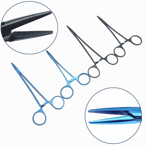 Needle holder Ring Handle 12.5cm/15cm Titanium Ophthalmic Needle Holding Plier - Picture 3 of 15