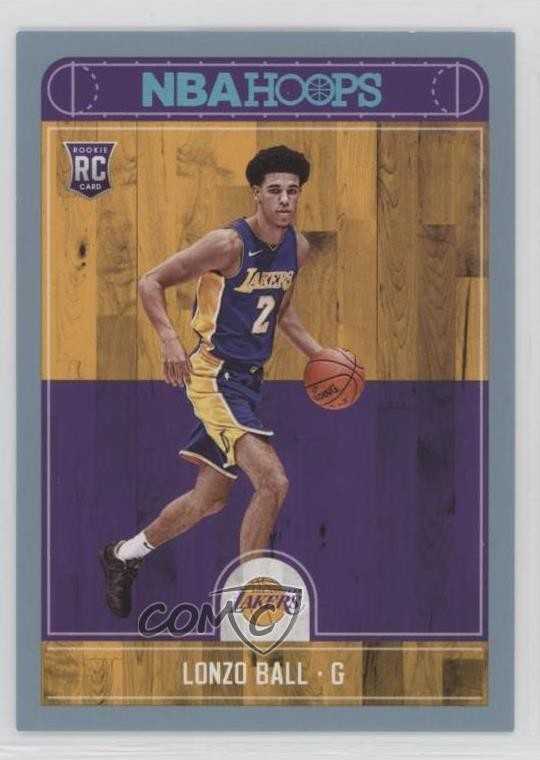 2017-18 Panini NBA Hoops Platinum Lonzo Ball #252 18jt