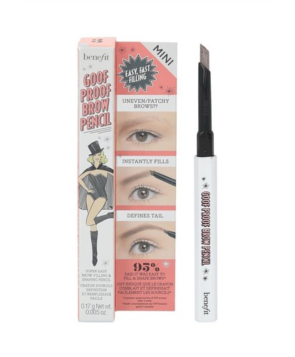 BENEFIT Goof Proof Brow Pencil Easy Shape & Fill, Mini - 02 Warm Golden Blonde - Picture 1 of 6