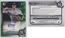 2022 Bowman Paper Prospect Auto Green Border /99 Danny Watson #PPA-DW Auto