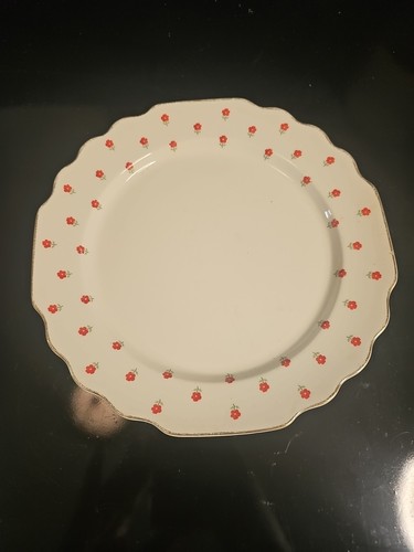 WS George Blushing Rose Dinner & Salad Plate Set - Picture 2 of 9