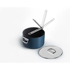 Joseph Joseph Space Ceramic Non-Stick 5.4 Qt. Saucepan with