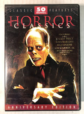 Horror Classics (50 Movies) On 12 DVDs From the 1930s To 1960s 62 Hrs FREE SHIP