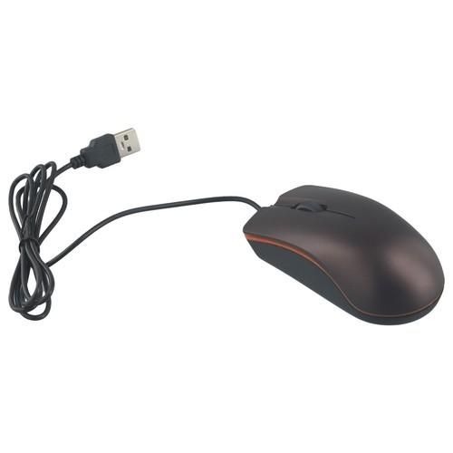 Stylische schwarze USB Mini kabelgebundene Maus mit optischem 3D-Sensor und reib - Bild 9 von 27