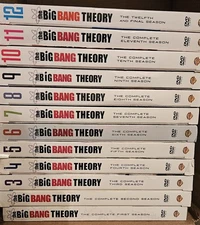 THE BIG BANG THEORY COMPLETE SERIES(DVD, 37 Disc) SEASONS 1-12 USED NO OUTER BOX