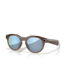 Oakley HSTN Meta Sunglasses-Brown Smoke Prizm Deep Water Polarized - New Sealed