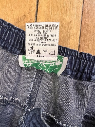 Quacker Factory  Patched Jeans 3X  Stars, Summer Capri, Elastic Waist - Picture 8 of 8