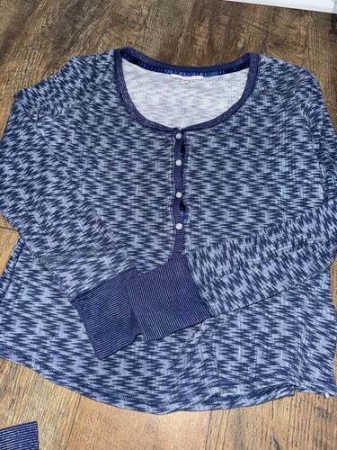 2pc Sleepwear by Victoria’s Secret Blue White Soft & Comfortable Pajamas Set M - Bild 3 von 6